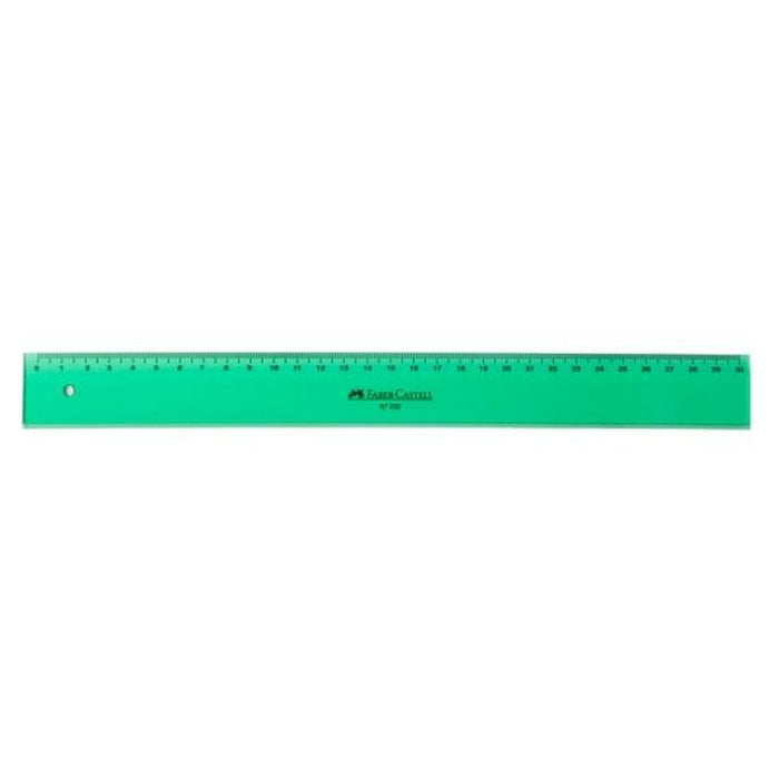 Riglă Faber-Castell 814 Verde Plastic