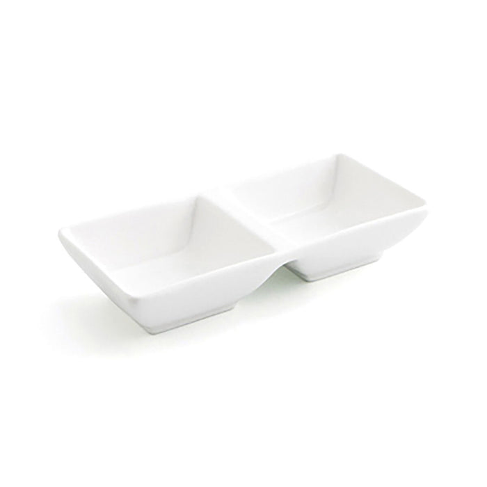Tavă pentru gustari Quid Select Ceramică Alb 15 x 7 cm (12 Unități) (Pack 12x)