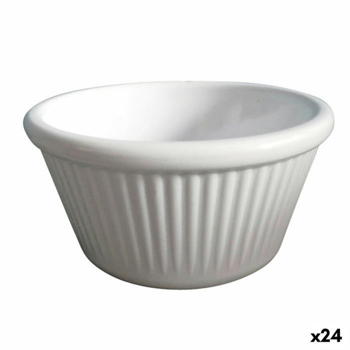 Castron Quid Professional Ramekin Alb Plastic (8,5 x 8,5 x 4,5 cm) (24 Unități)