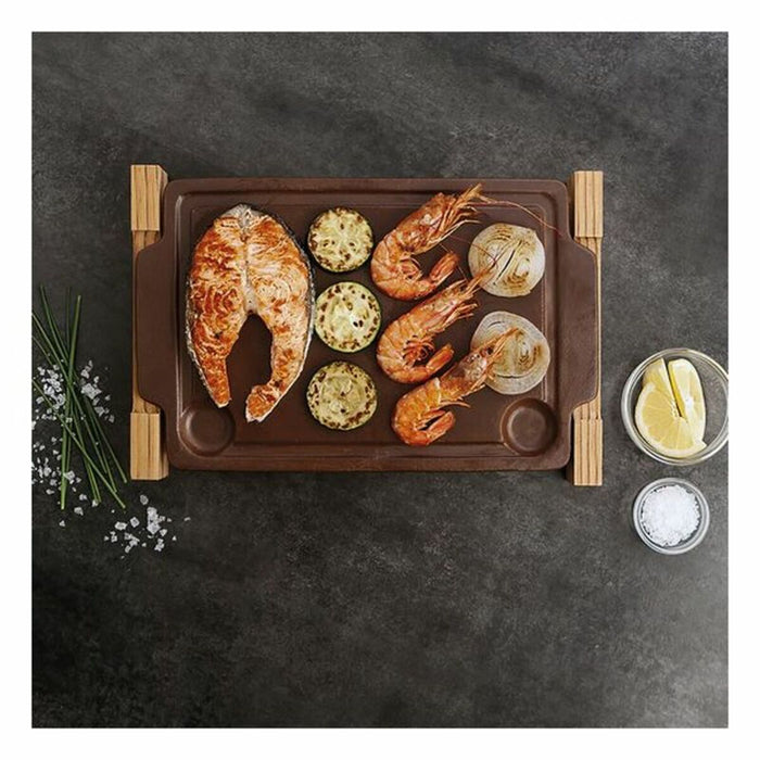 Plită de Piatră pentru Copt Anaflor Ceramică (36,5 X 24 cm)