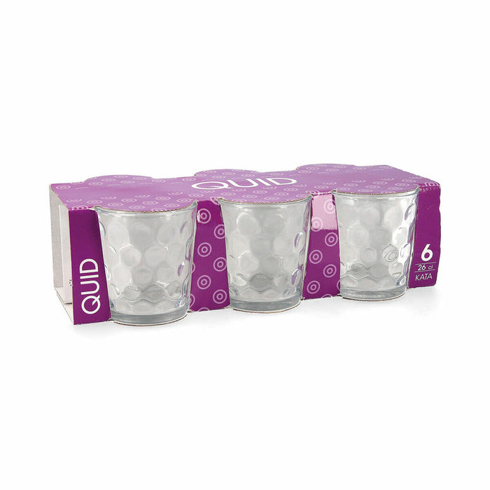 Set de pahare Quid Kata Transparent Sticlă 6 Piese 260 ml