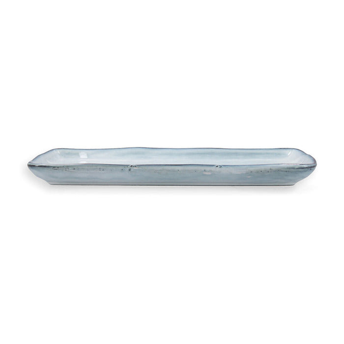 Platou pentru Servire Quid Boreal Albastru Ceramică 28 x 14 cm (4 Unități) (Pack 4x)