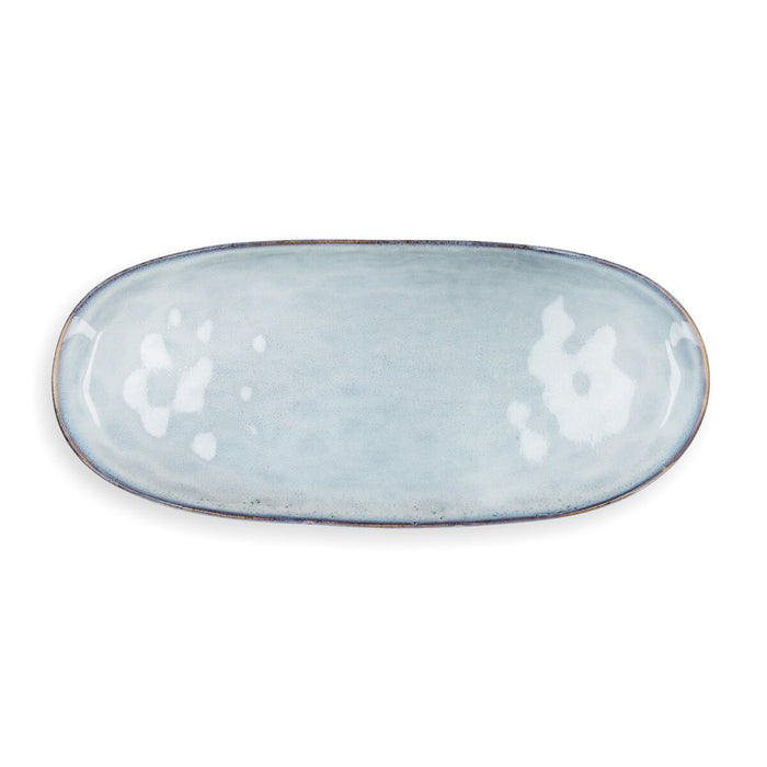Platou pentru Servire Quid Boreal Albastru Ceramică 36 x 16 cm (2 Unități) (Pack 2x)