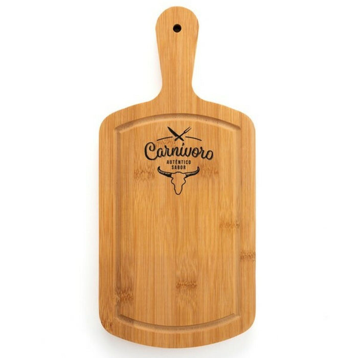 Masă de tăiat Quid Carnivoro Maro Lemn Oțel 35 x 16 x 2 cm