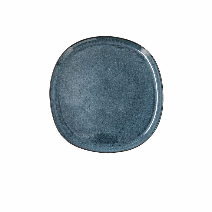 Platou Plat Bidasoa Ikonic Albastru Ceramică 20,2 x 19,7 x 1,3 cm (6 Unități) (Pack 6x)