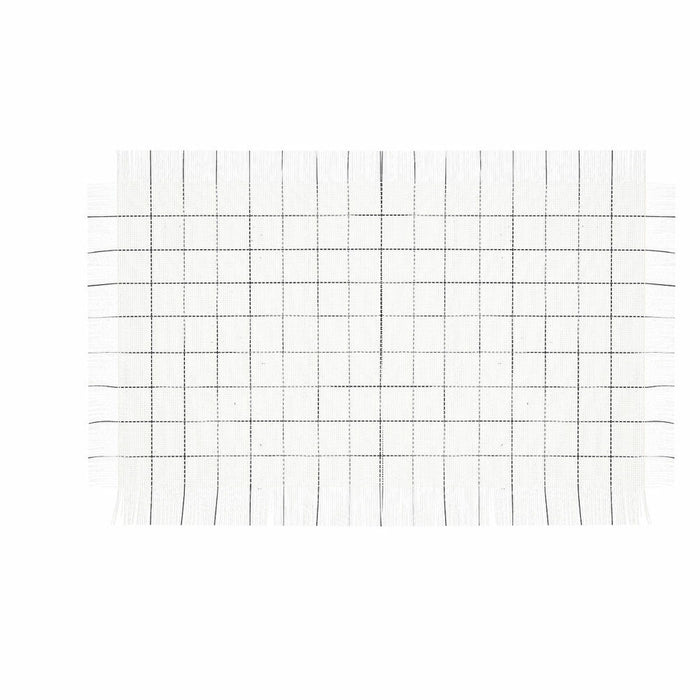 Suport Protecție pentru Masă Bidasoa Ikonic Alb PVC (47,5 x 29,5 cm) (Pack 12x)