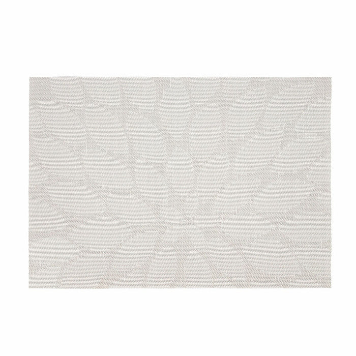 Suport Protecție pentru Masă Bidasoa Ikonic Frunze Gri PVC (45 x 30 cm) (Pack 12x)