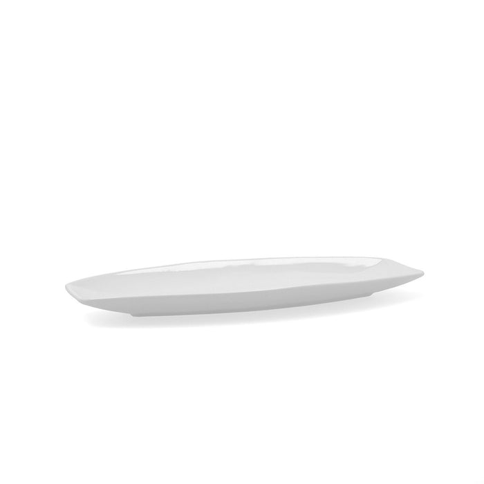 Platou pentru Servire Quid Gastro Alb Ceramică 35,5 x 15,8 x 2,8 cm (6 Unități) (Pack 6x)
