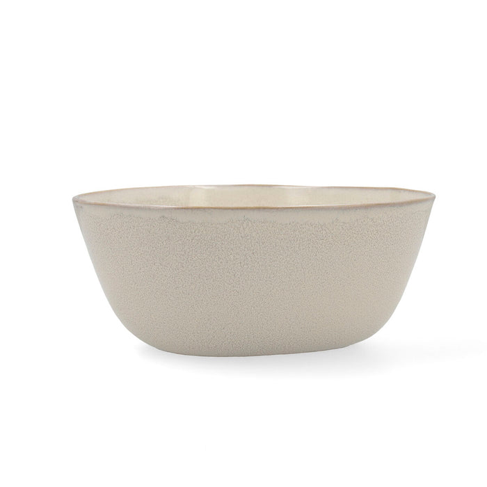 Salatieră Bidasoa Ikonic Ceramică Alb (20 x 19,5 x 8,5 cm) (Pack 3x)