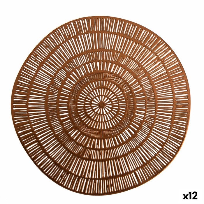 Suport pentru farfurii Quid Habitat Spirală Bronz 38 cm (Pack 12x)
