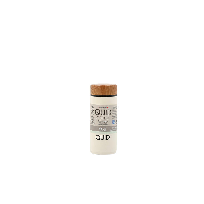 Sticla Termoizolantă Quid Cocco Alb Antipicurare 200 ml Metal
