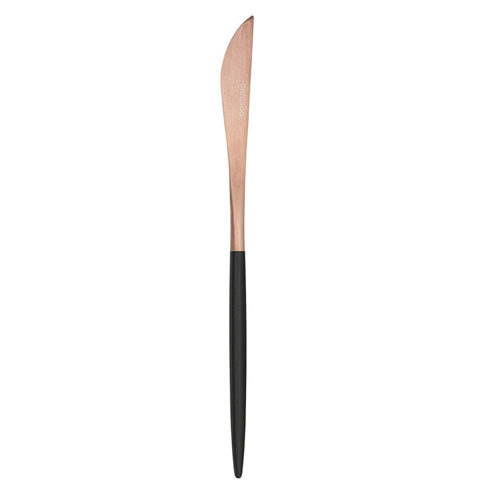 Set de Cuțite Bidasoa Gio Negru Cupru Metal (12 Unități)