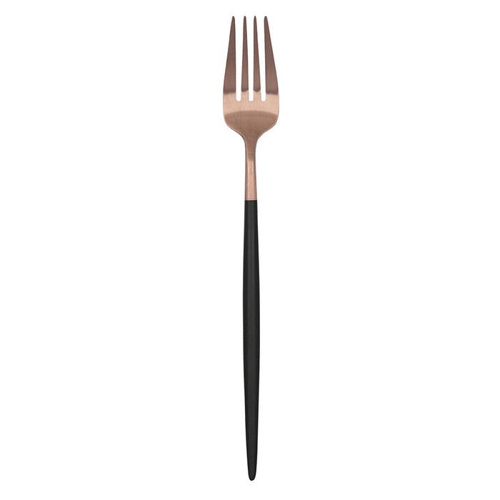 Set de Furculițe Bidasoa Gio Negru Cupru Metal 12 Unități