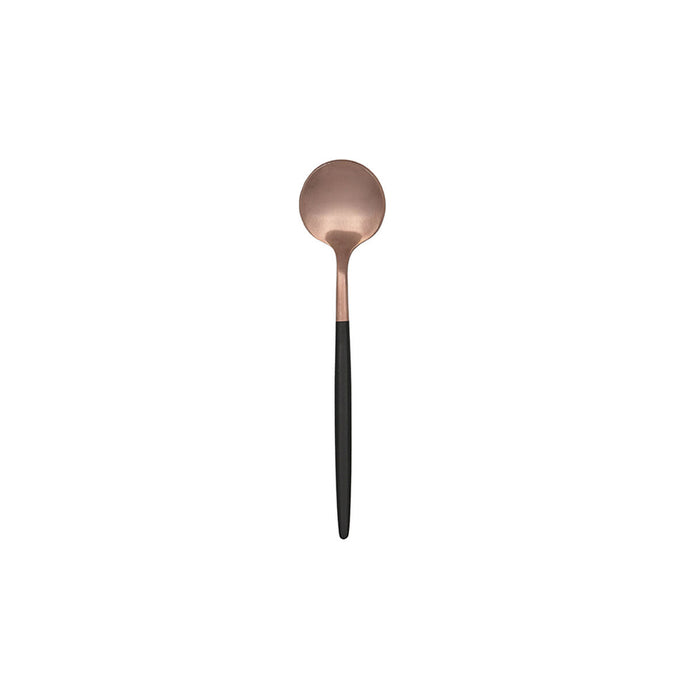 Set de Linguri Bidasoa Gio Negru Cafea Cupru Metal 12 Unități