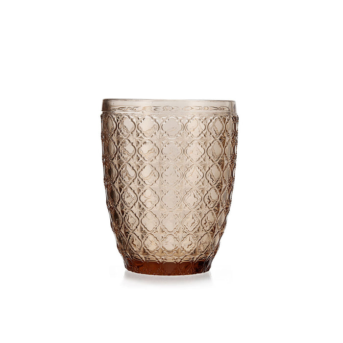 Set de pahare Bidasoa Gio Cu descărcare Chihlimbar Sticlă 300 ml (6 Unități)