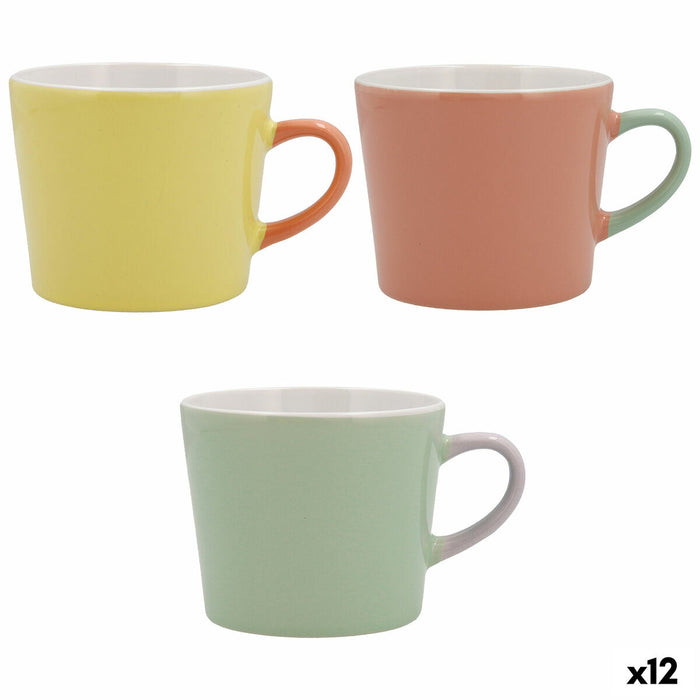 Hrnek Quid Vitamina Ceramică Bicolor 350 ml (12 Unități)