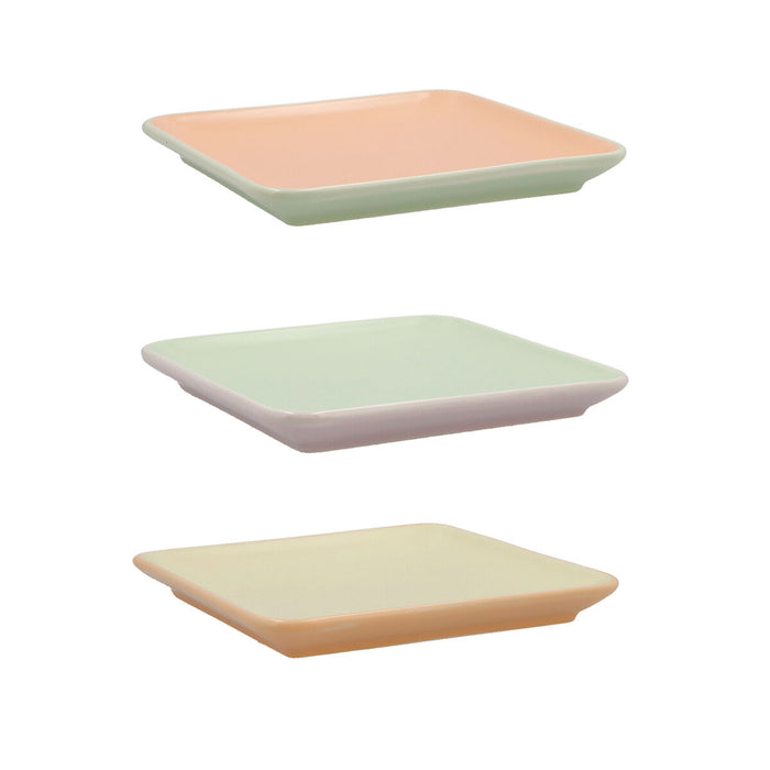 Tavă pentru gustari Quid Vitamina Bicolor Ceramică 15 x 15 cm