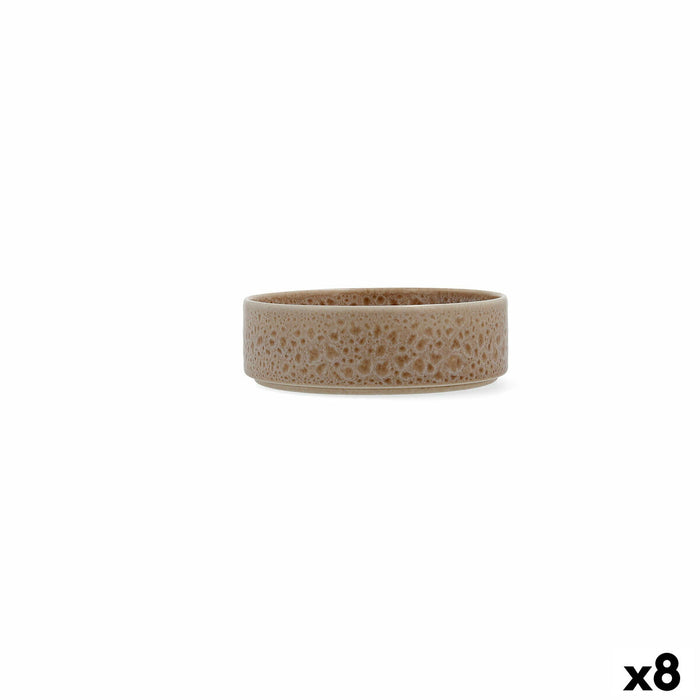 Bol Ariane Porous Ceramică Bej 16 cm (8 Unități)