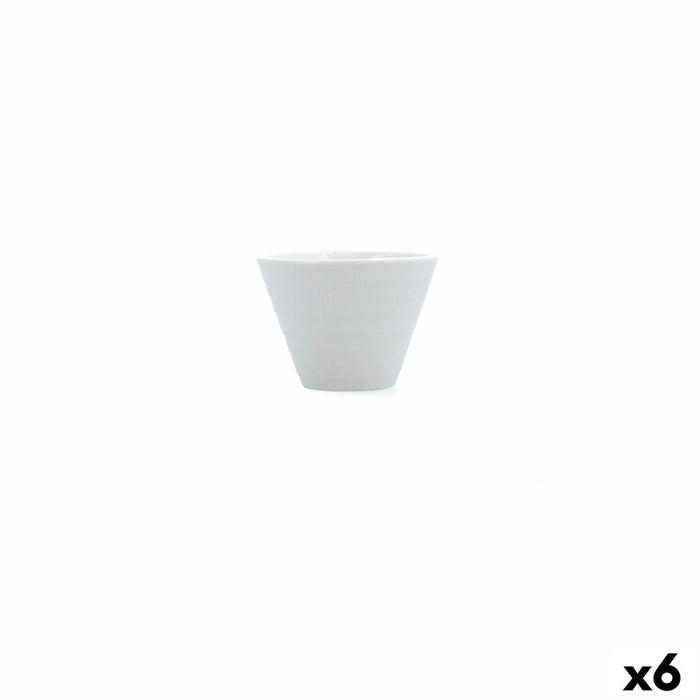 Bol Ariane Artisan Ceramică Alb 11 cm (6 Unități)