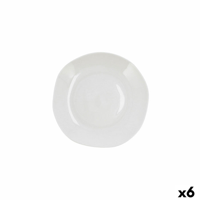 Farfurie Adâncă Ariane Earth Ceramică Alb 23 cm (6 Unități)