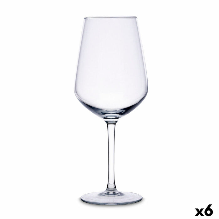 Pahar de vin Esla Transparent 520 ml (6 Unități)