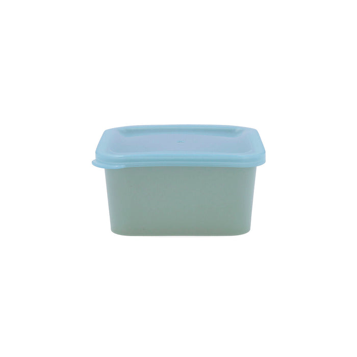 Cutie pătrată pentru prânz cu capac Quid Inspira 430 ml Albastru Plastic