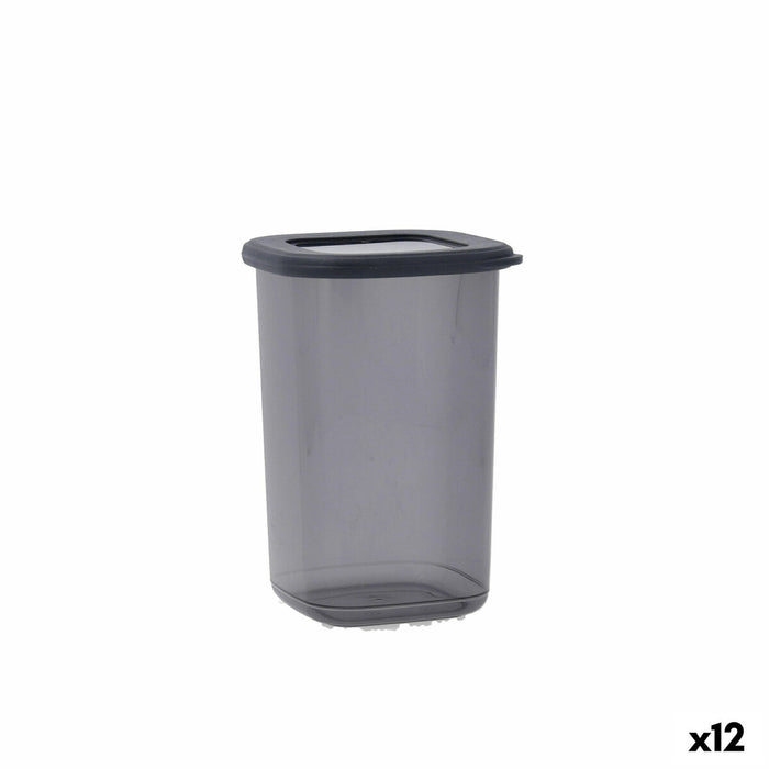 Staniu Quid City Cu Capac 1,2 L Gri Plastic (12 Unități)