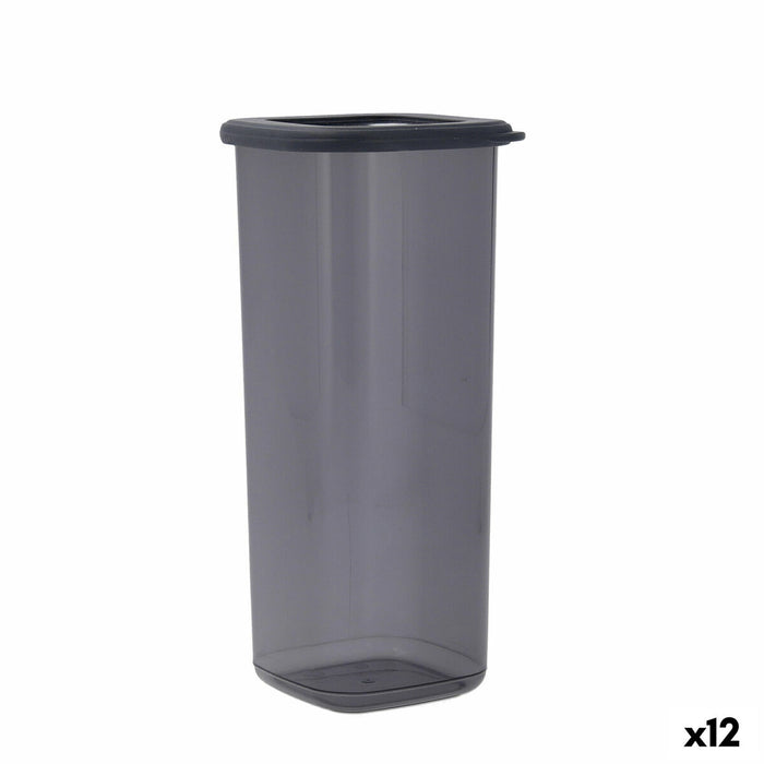 Staniu Quid City Cu Capac 1,75 L Gri Plastic (12 Unități)