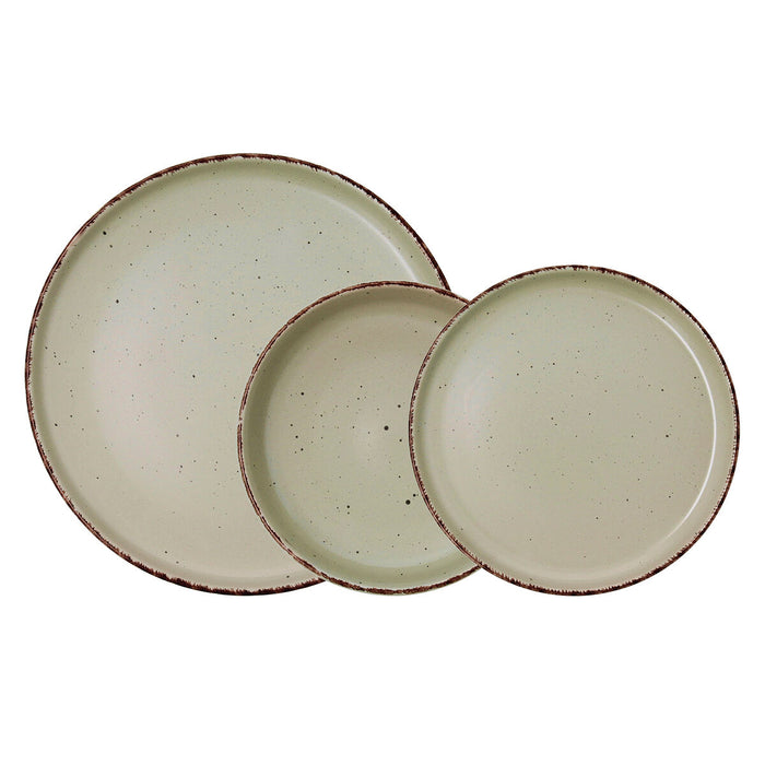 Set de Veselă Quid Duna Verde Ceramică 12 Piese