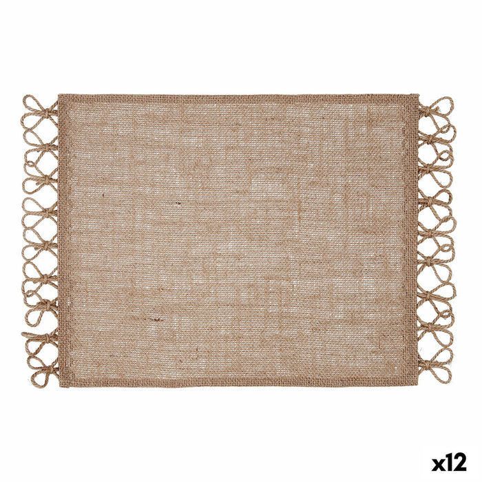 Suport pentru farfurii Vinthera Okapi Bicolor Textilă 30 x 45 cm (12 Unități)