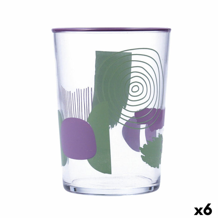 Pahar Quid Kaleido Multicolor Sticlă Abstract 510 ml (6 Unități)