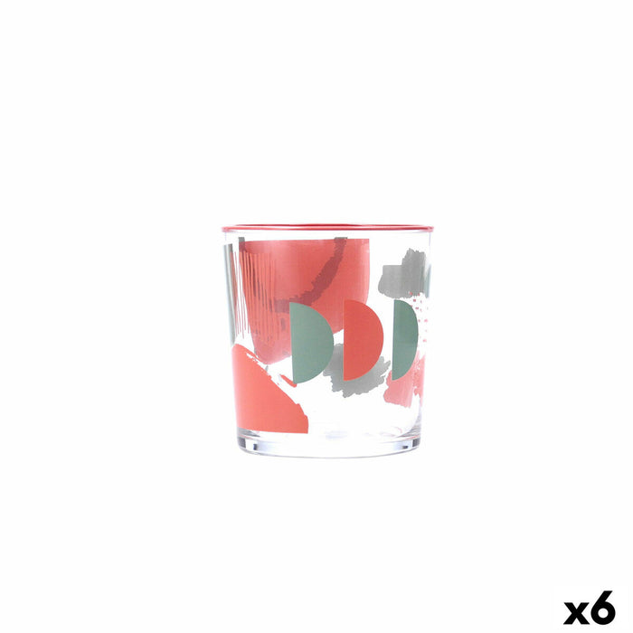 Pahar Quid Kaleido Multicolor Sticlă Abstract 380 ml (6 Unități)