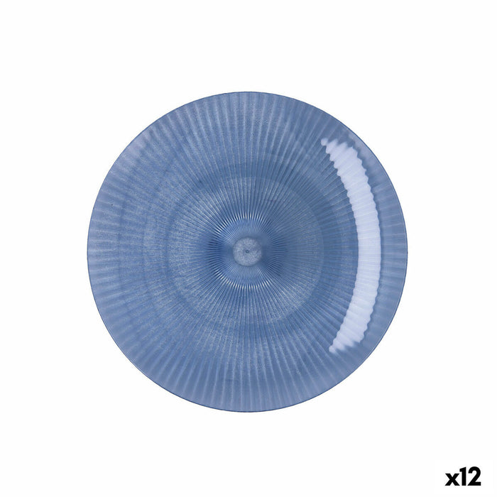 Platou Plat Quid Sunset Albastru Plastic 19 cm (12 Unități)