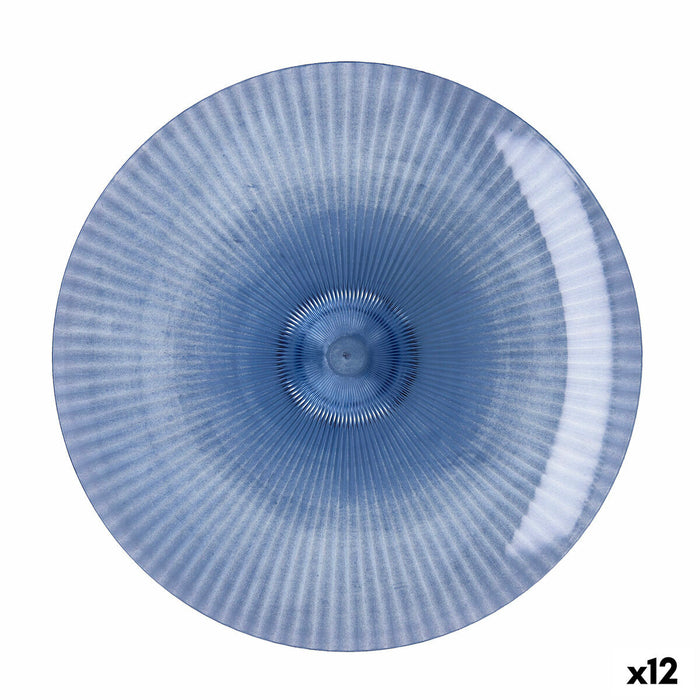 Platou Plat Quid Sunset Albastru Plastic 26 cm (12 Unități)