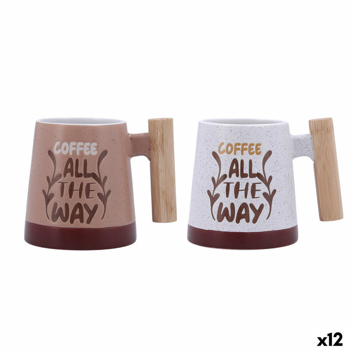 Hrnek Bidasoa All The Way Multicolor Ceramică 350 ml (12 Unități)