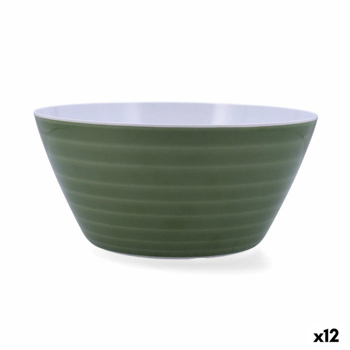 Salatieră Quid Sicilia Multicolor Bioplastic 25 x 12 cm (12 Unități)