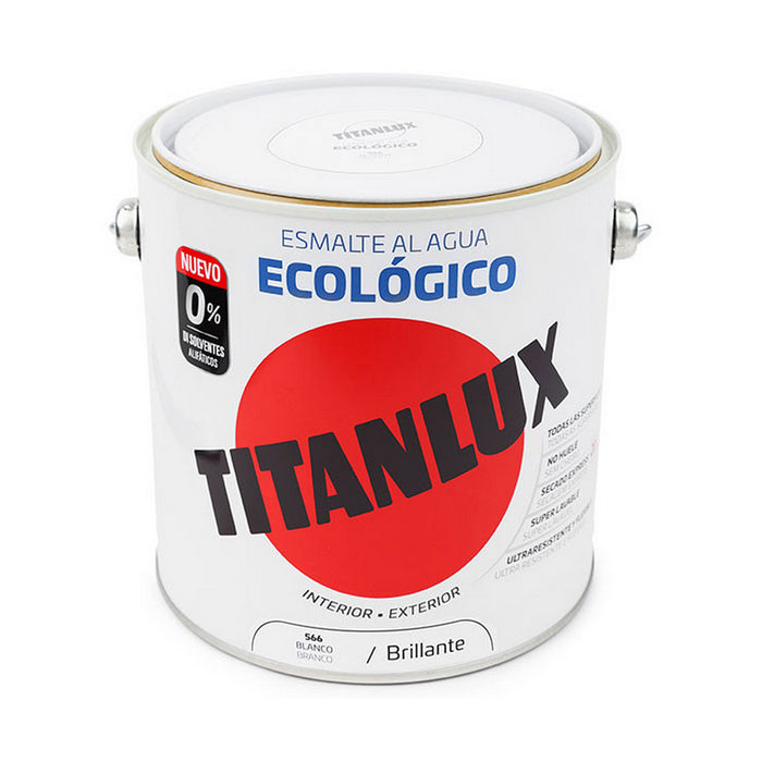 Tratament Titanlux 00t056625 Lac de bază La apă Alb 2,5 L Strălucitor