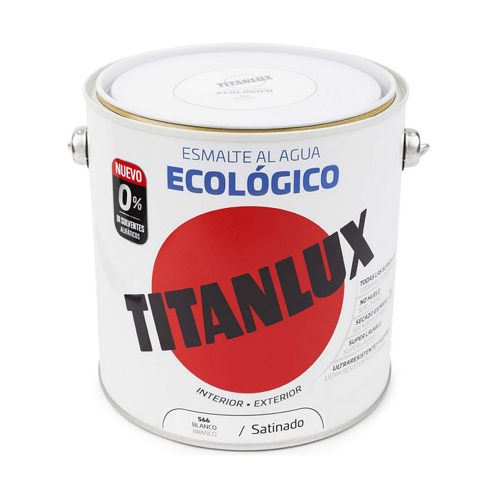 Tratament Titanlux 01t056625 Lac de bază La apă Alb 2,5 L Finisaj satinat 2,5 L