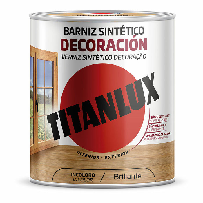 Lac sintetic Titanlux m10100004 Decor Strălucitor Incolor 4 L