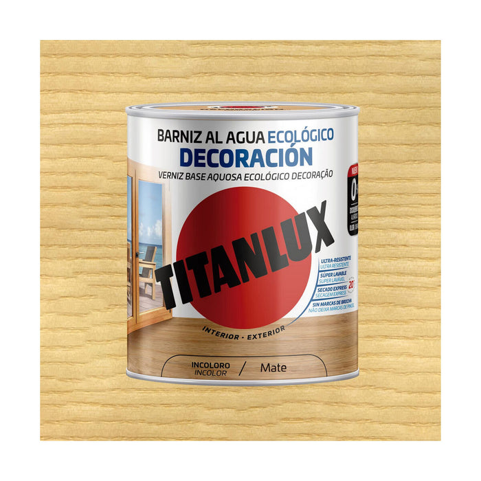 Lac Titanlux m22100034 750 ml Incolor Mat