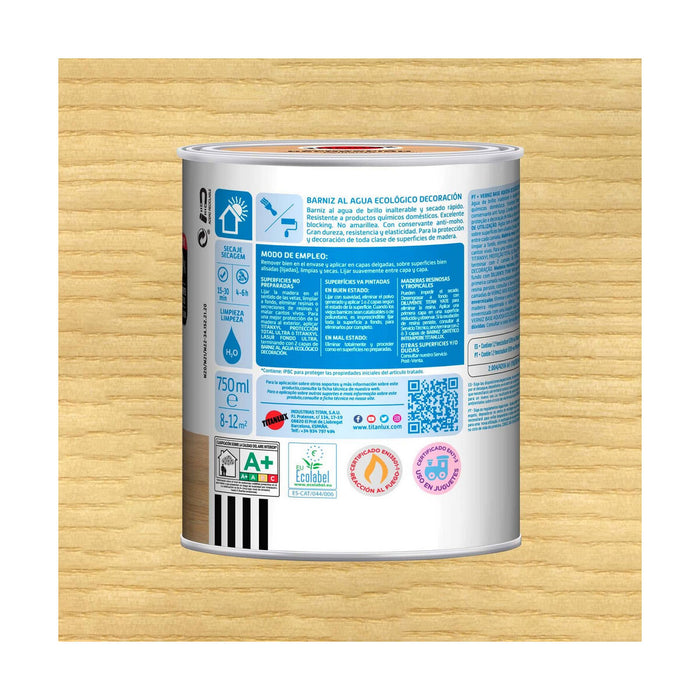 Lac Titanlux m22100034 750 ml Incolor Mat
