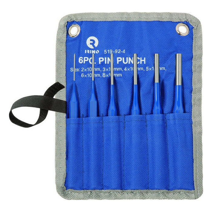 Set of cylindrical punches Irimo 519-92-4 Octogonal 2, 3, 4, 5, 6 & 8 mm 6 Piese