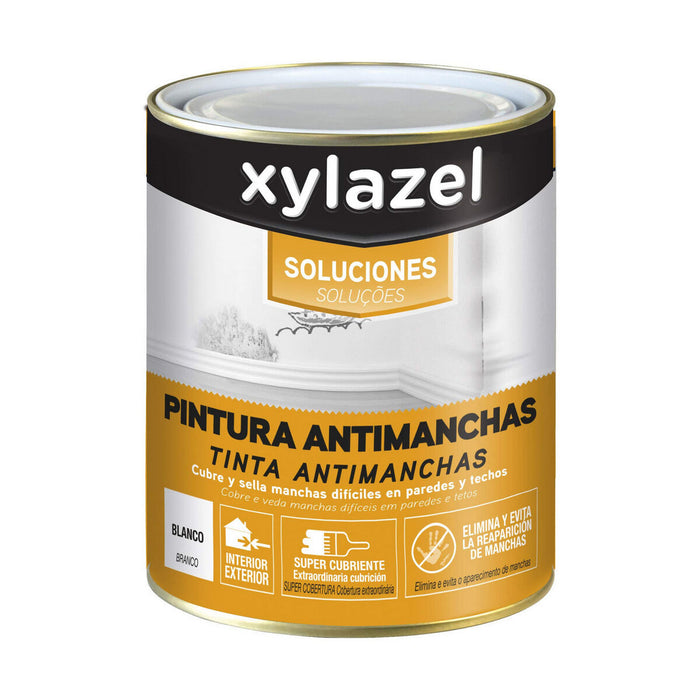 Protecție pentru suprafețe Xylazel 5396498 Tablou Rezistent la pete Alb 750 ml Mat
