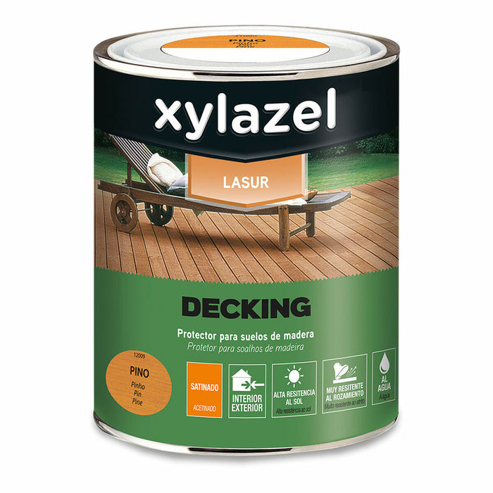 Lac Xylazel Decking Protecție pentru suprafețe 750 ml Pin Finisaj satinat