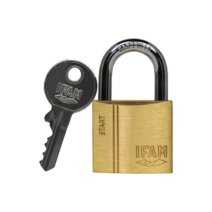 Lacăt cu cheie IFAM SR30 30 mm Alamă Oțel Arc