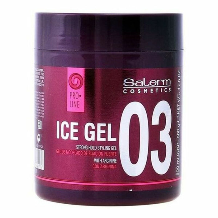 Stiprios fiksacijos gelis Ice Salerm Ice Gel (500 ml)