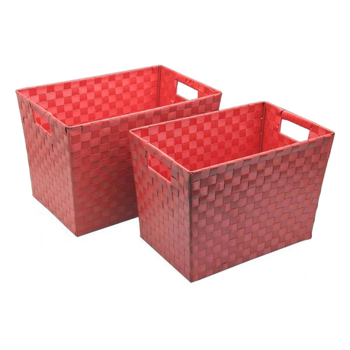 Coș Multifuncțional Versa Rocha polipropilenă 2 Piese (21,5 x 22,5 x 33 cm)