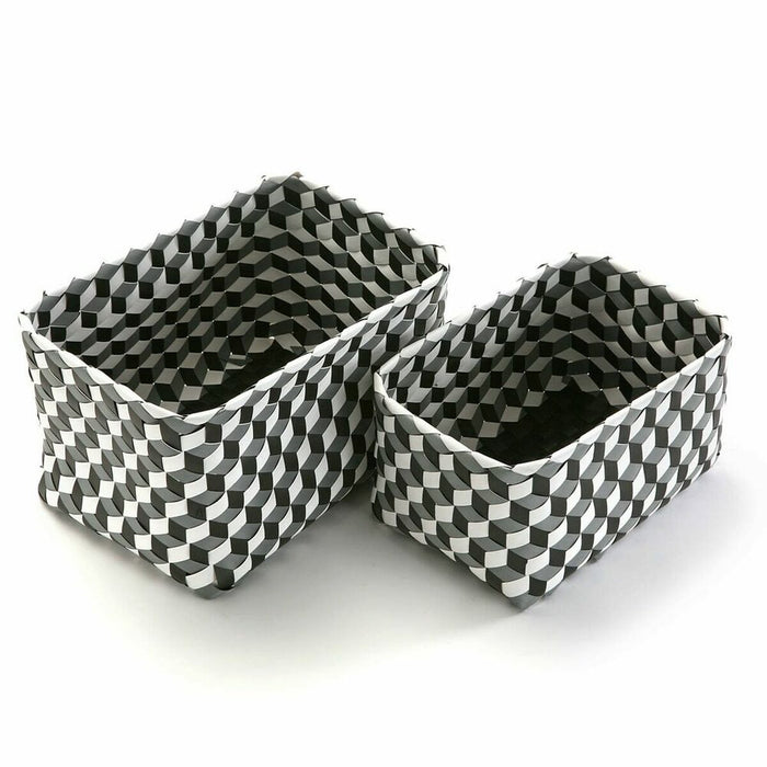 Set de cutii de depozitare, cu posibilitate de stivuire Versa polipropilenă 2 Piese Fusion (23 x 20 x 33 cm)