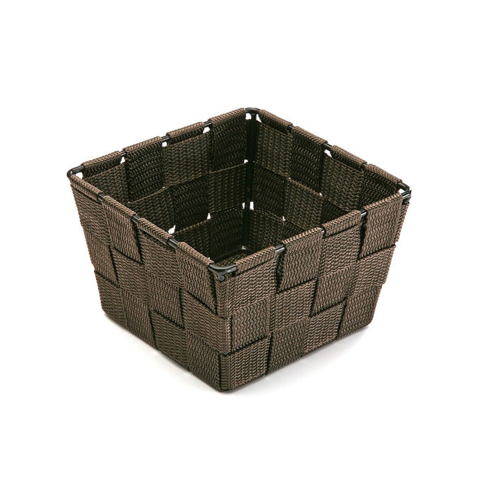 Coș Multifuncțional Versa Ciocolată (14 x 9 x 14 cm)