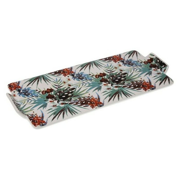 Tavă Versa Tropical Porțelan (16,3 x 2,5 x 36,5 cm)